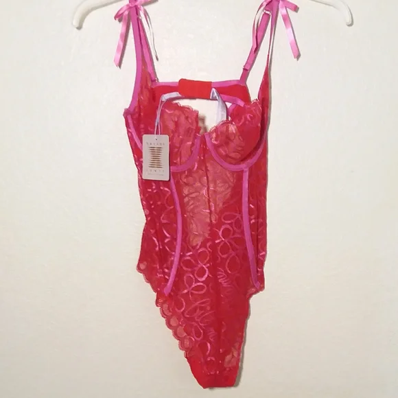 Savage X Fenty Lace Corset Bodysuit - Picture 3 of 10